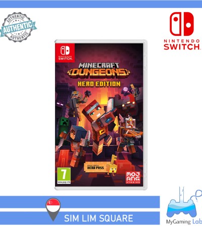 [SG] Nintendo Switch Game Minecraft / Minecraft Dungeons Hero Edition